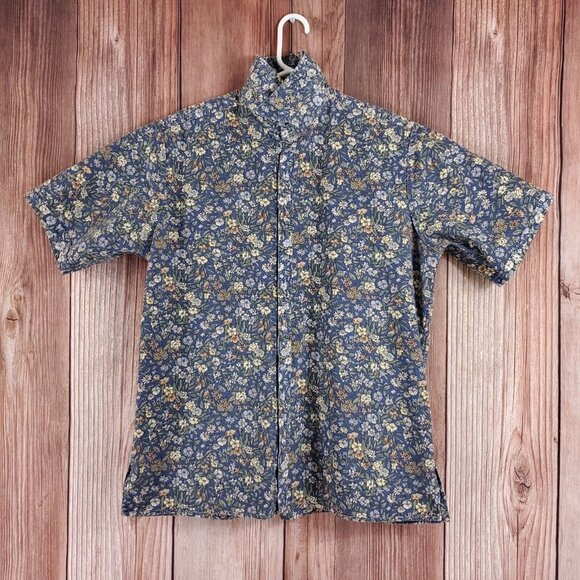 *READ* Reyn Spooner Mens Size Large Hawaiian Floral Short Sleeve Button Up Shirt - Picture 3 of 12